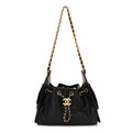 Caviar Quilted Mini Chanel 25 Handbag Black