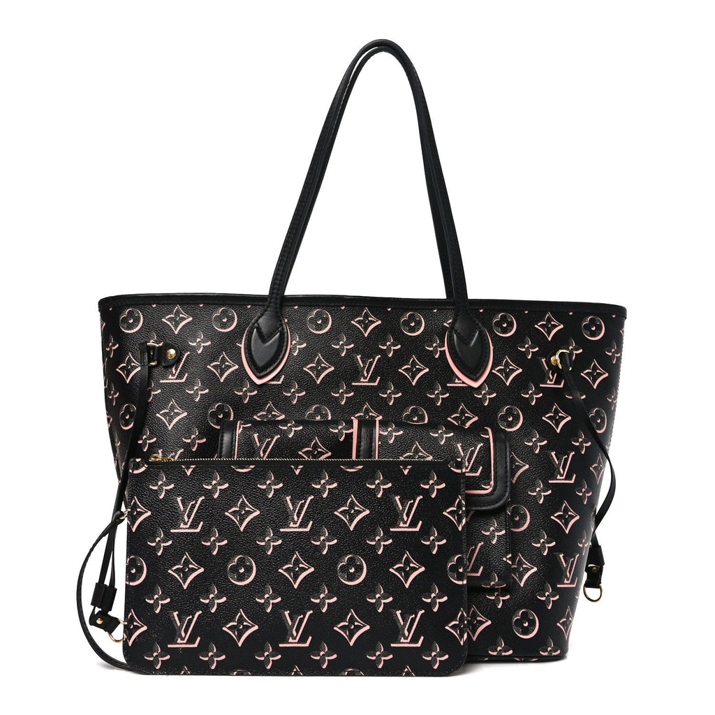 Monogram Fall For You Neverfull MM Black
