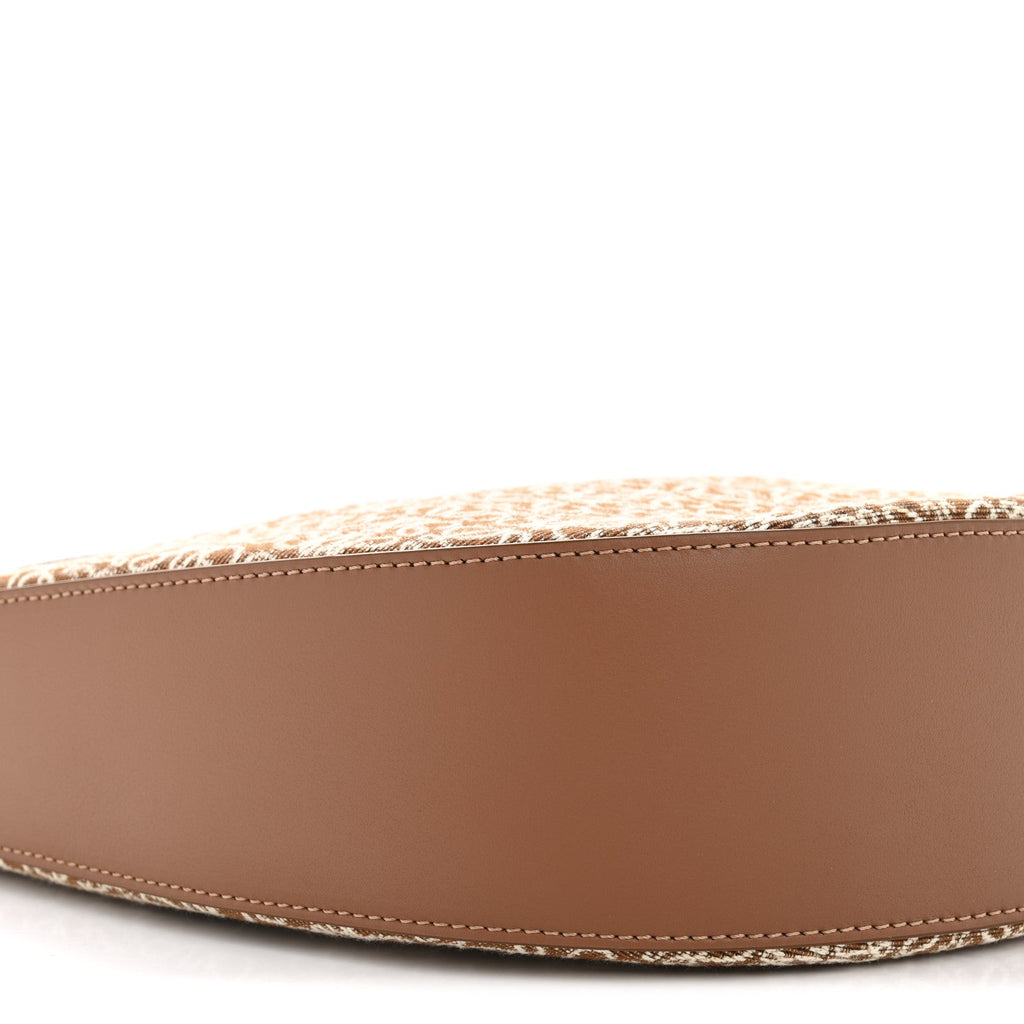 Jacquard Anagram Calfskin Luna Bag Tan Pecan