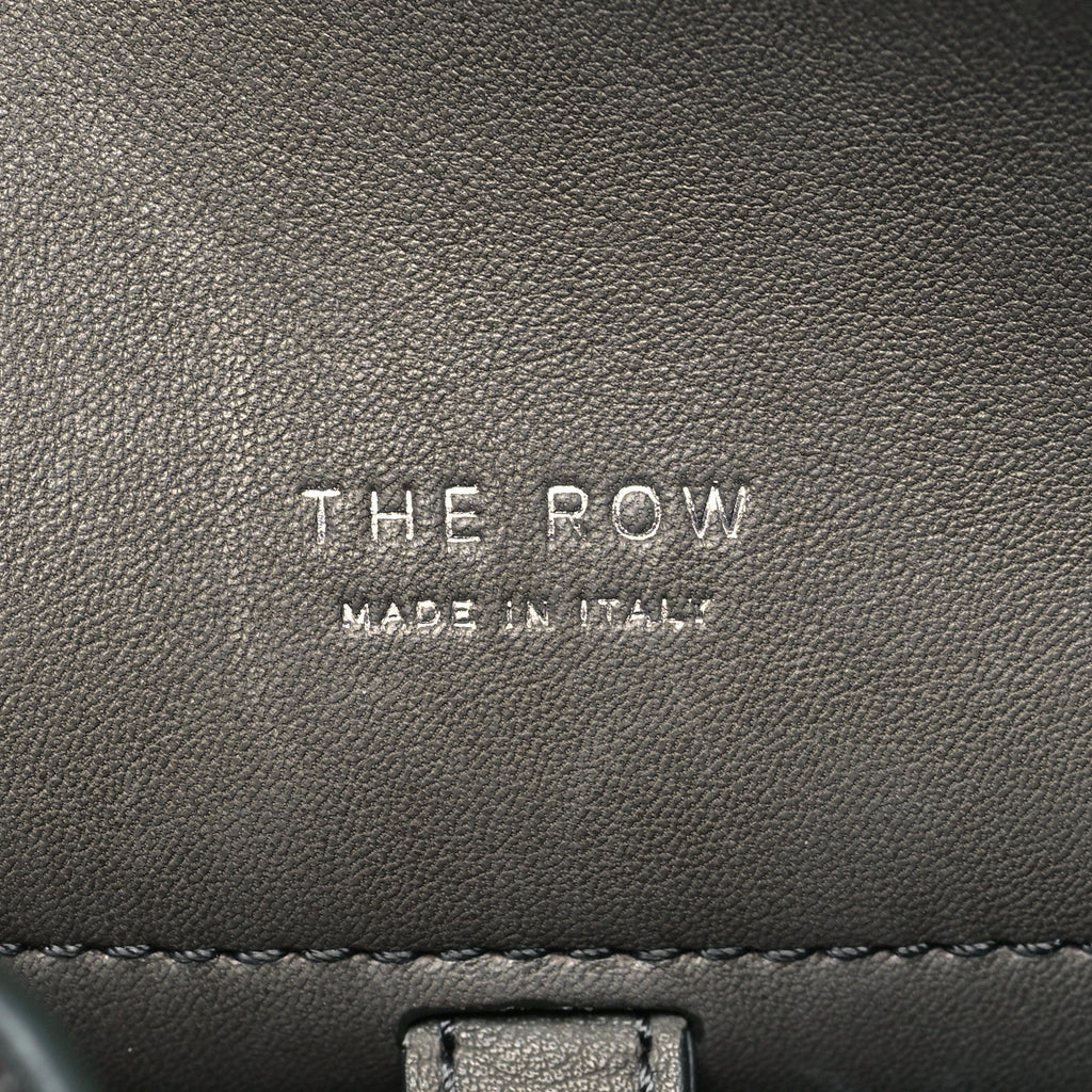Polished Saddle Calfskin Soft Margaux 10 Bag Koala Grey