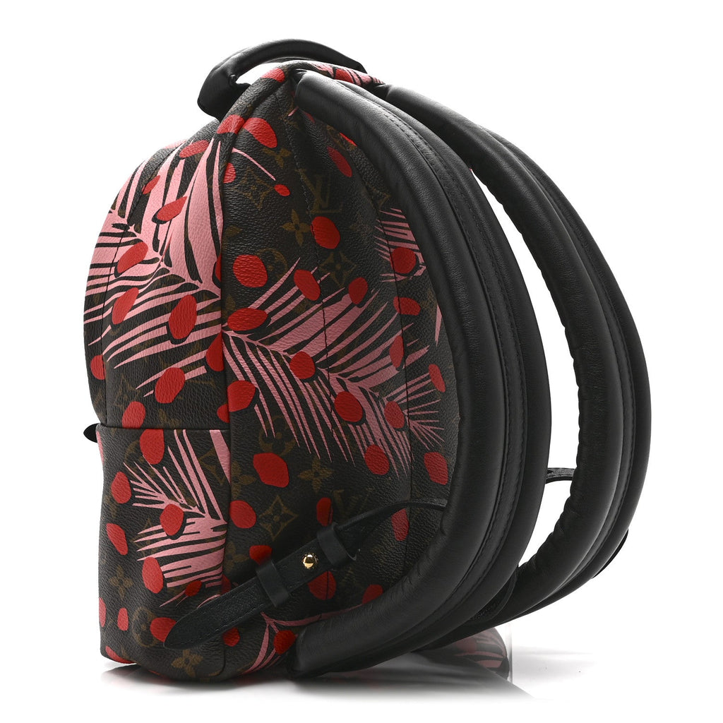 Monogram Jungle Dots Palm Springs Backpack PM Sugar Pink Poppy