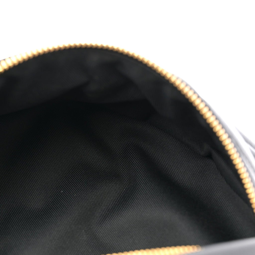 Calfskin Quilted New Wave Bumbag Black