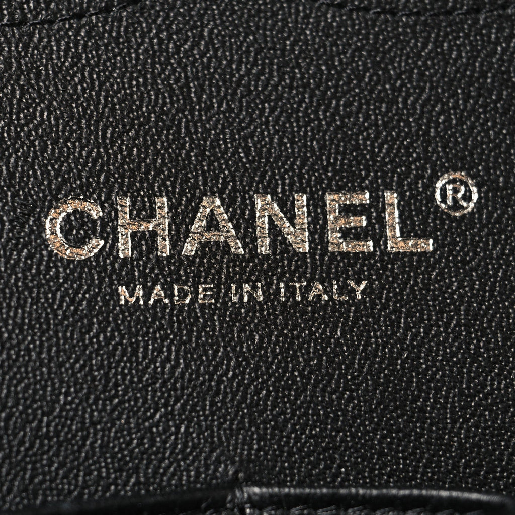 Lambskin Quilted Jumbo Double Flap So Black