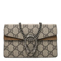 GG Supreme Monogram Super Mini Dionysus Shoulder Bag Taupe