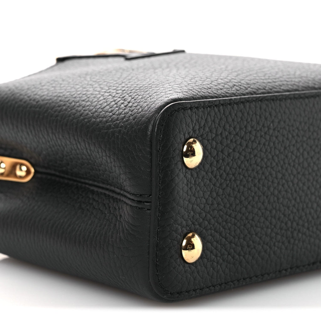 Taurillon Mini Capucines Black