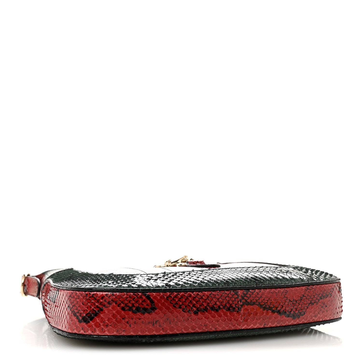 Snakeskin Web Small Jackie 1961 Hobo Green