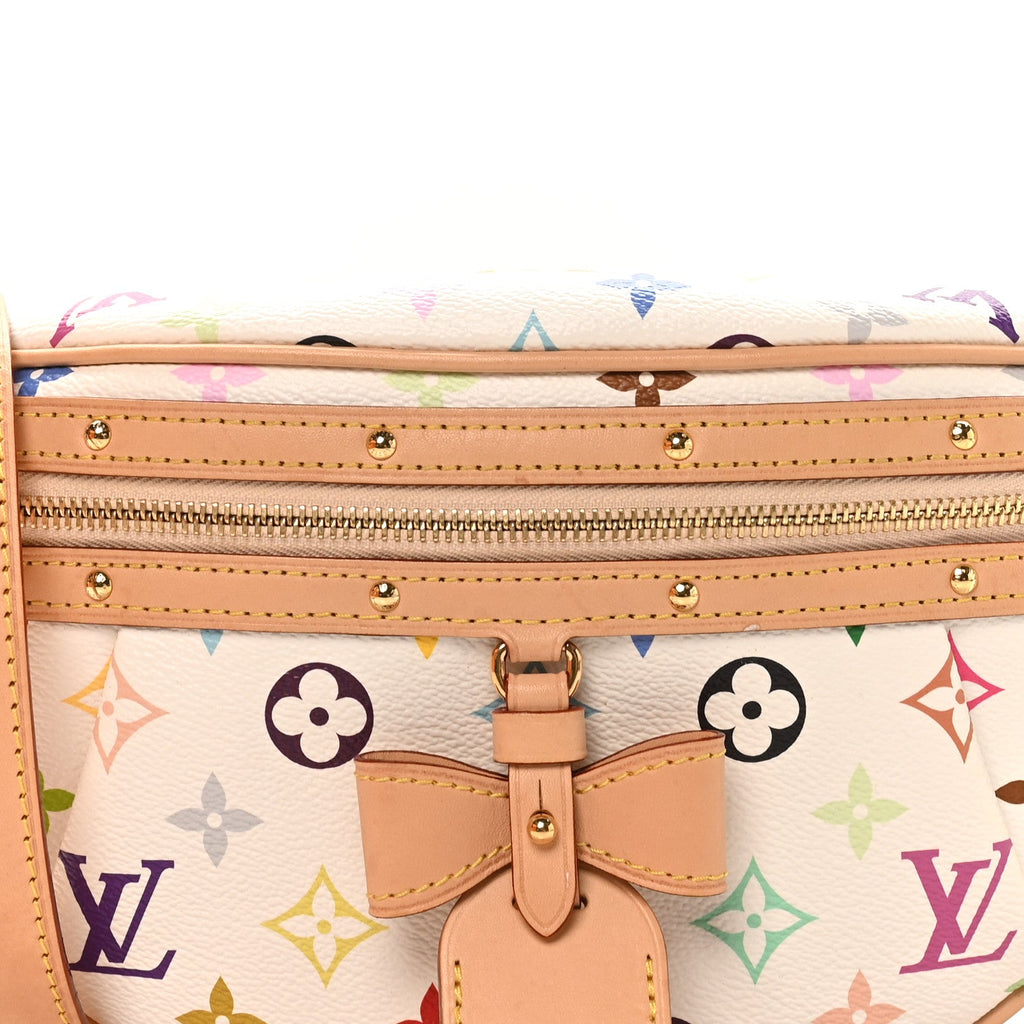 LV X TM Monogram Multicolor High Rise Bumbag White