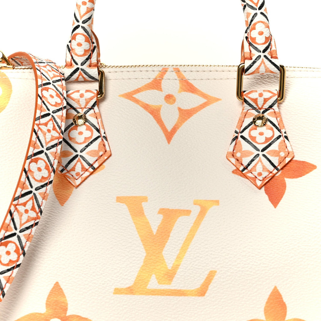 Monogram Giant By The Pool 2.0 Speedy Bandouliere 25 Apricot