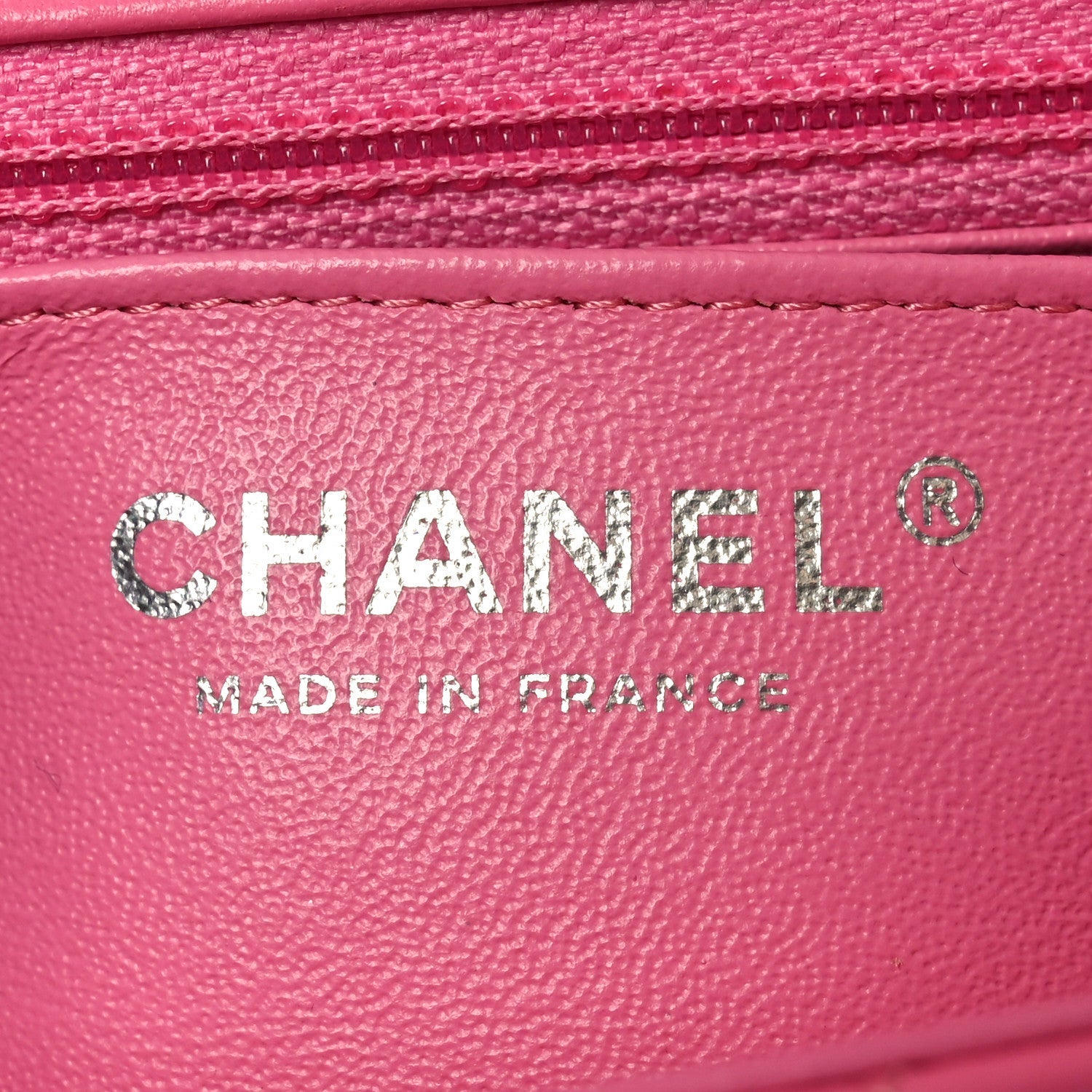 Lambskin Quilted Mini Rectangular Flap Pink