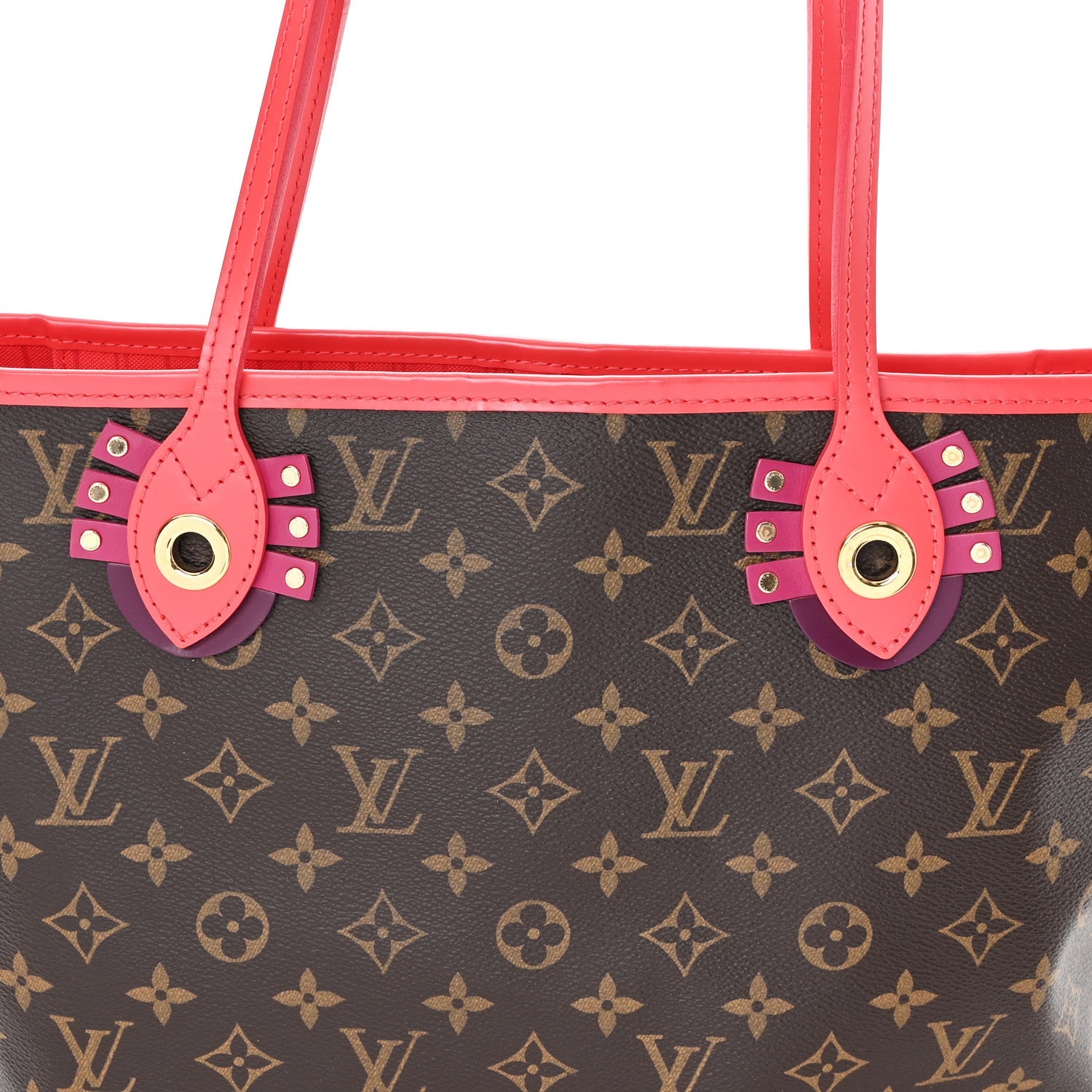 Monogram Totem Neo Neverfull MM Flamingo