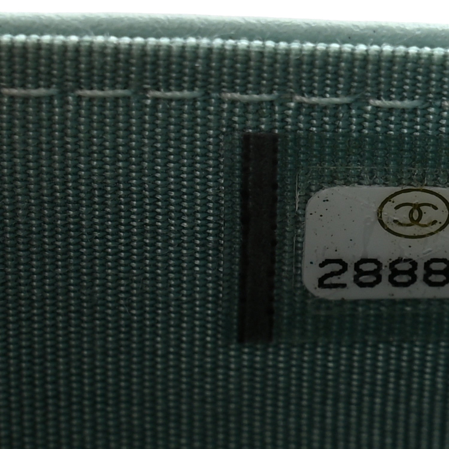 Caviar Quilted Boy Wallet On Chain WOC Light Blue