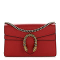 Calfskin Super Mini Dionysus Shoulder Bag Hibiscus Red