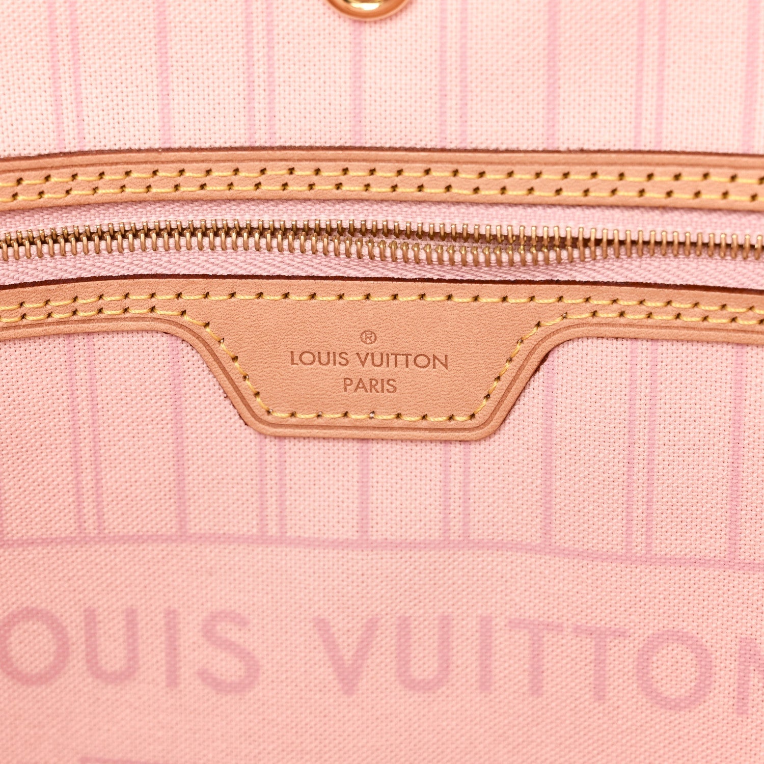 Damier Azur Neo Neverfull MM Rose Ballerine