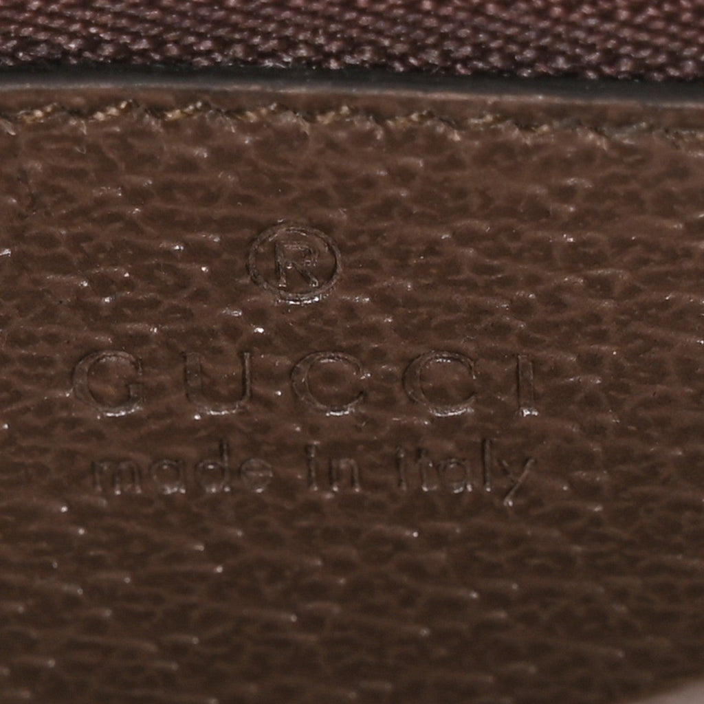 GG Supreme Monogram Web Mini Ophidia Flap Shoulder Bag Brown