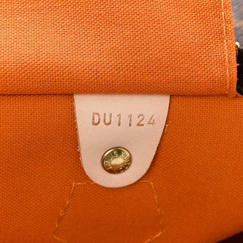 Monogram My LV Heritage Speedy 40 Orange Navy