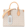 Monogram Damier Calfskin Romance Onthego PM Azure Blue Sand