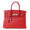 Epsom Birkin 30 Rouge Vif