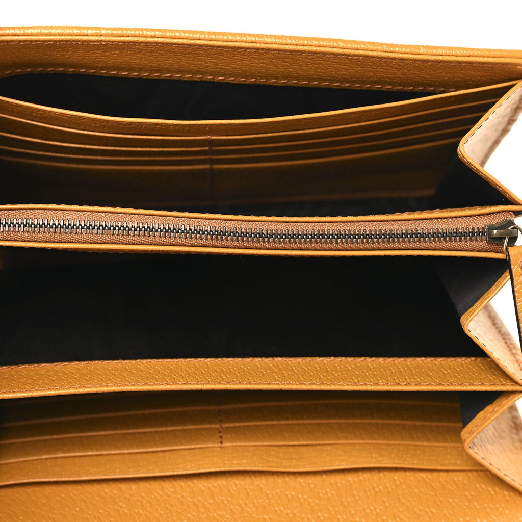 Raffia GG Monogram Matelasse GG Marmont Chain Wallet Natural Beige Off White Sun Oil